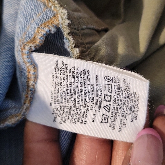 Pilcro and The Letterpress Denim Peplum Jacket size S - Picture 5 of 6